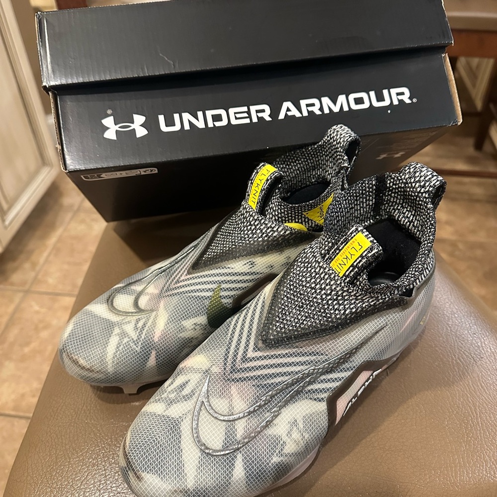 Under Armour Gray and Black Slip-On Sneakers